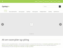 Tablet Screenshot of cykelogi.dk